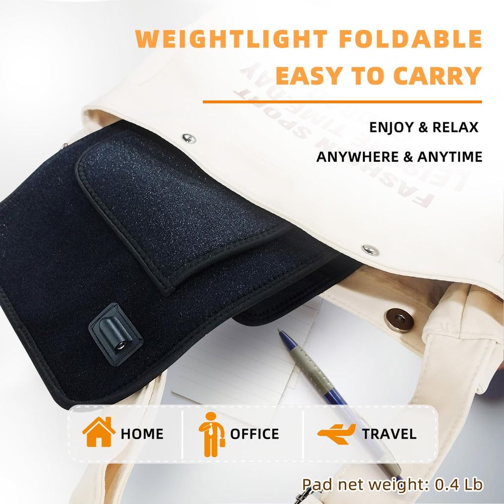 Feangli feet wrap soothes tired feet with mild heat.