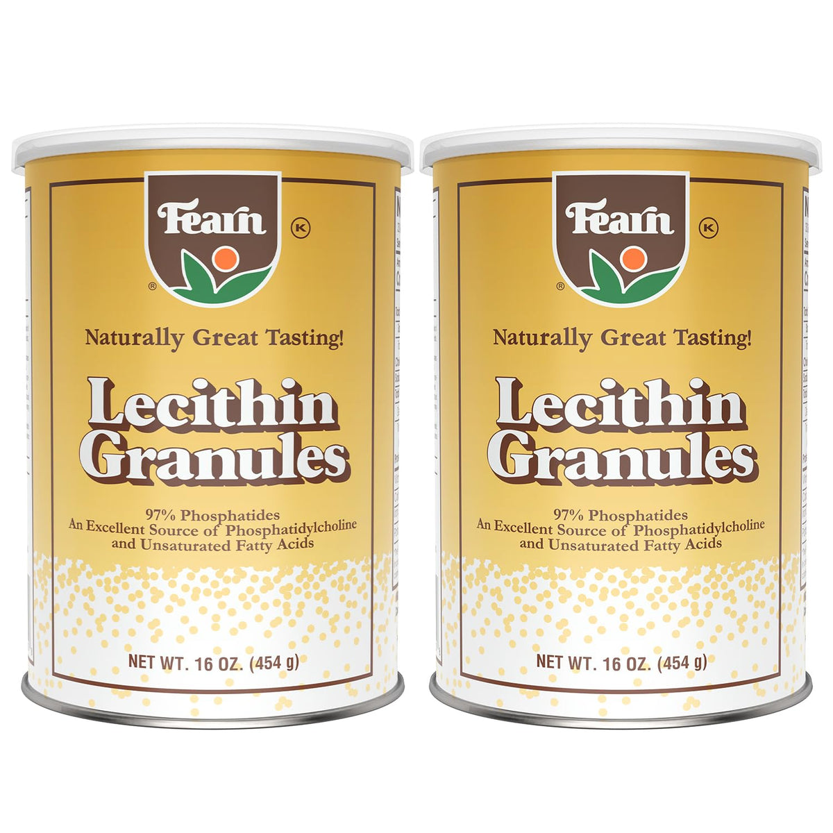 Fearn Soy Lecithin Granules bottle pour for emulsified batters and smoother textures.