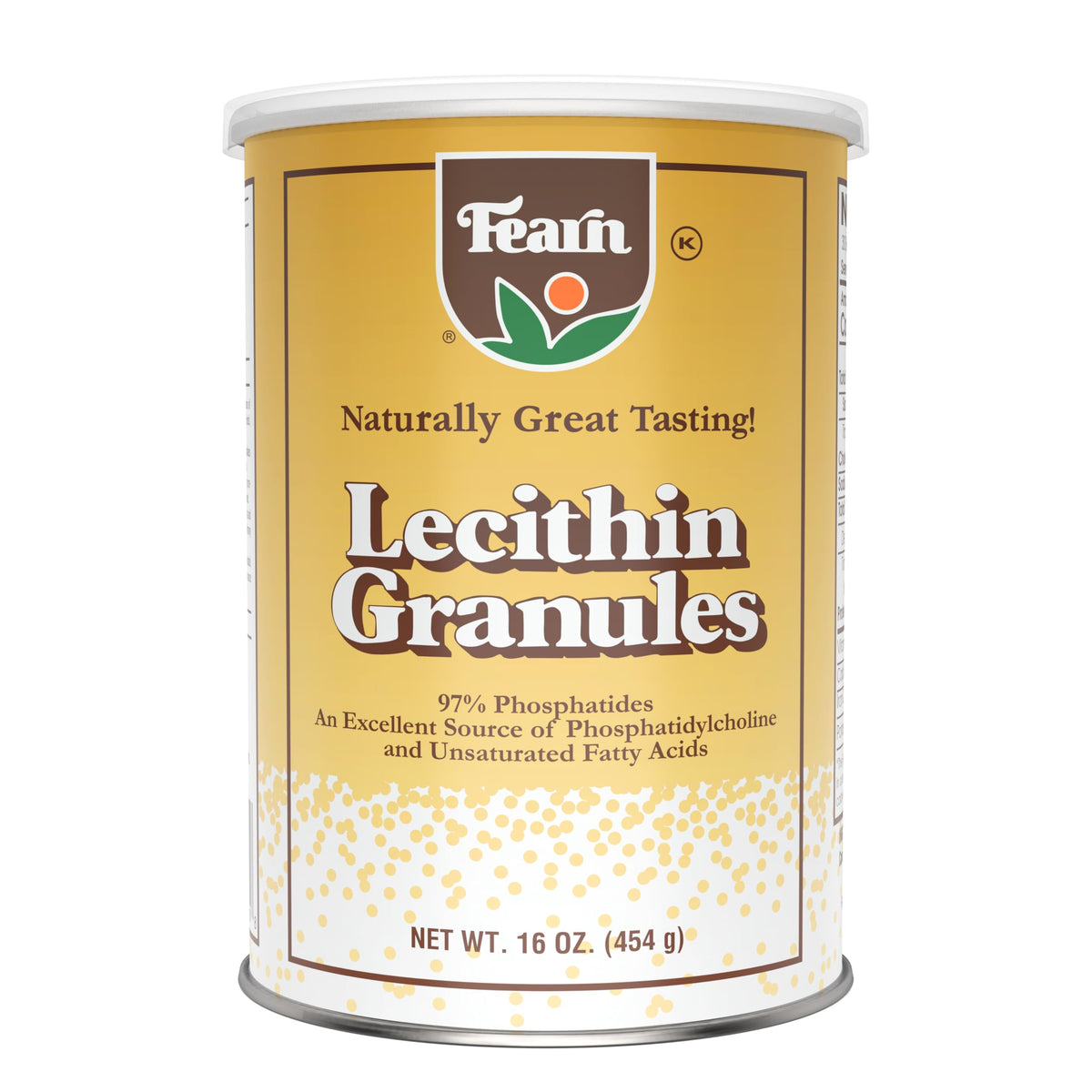 Fearn Soy Lecithin Granules packaging on shelf, emulsifier for baking.