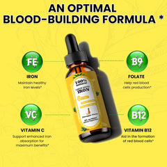 FEAVBAFT broad support iron drops promote energy metabolism for men and women.