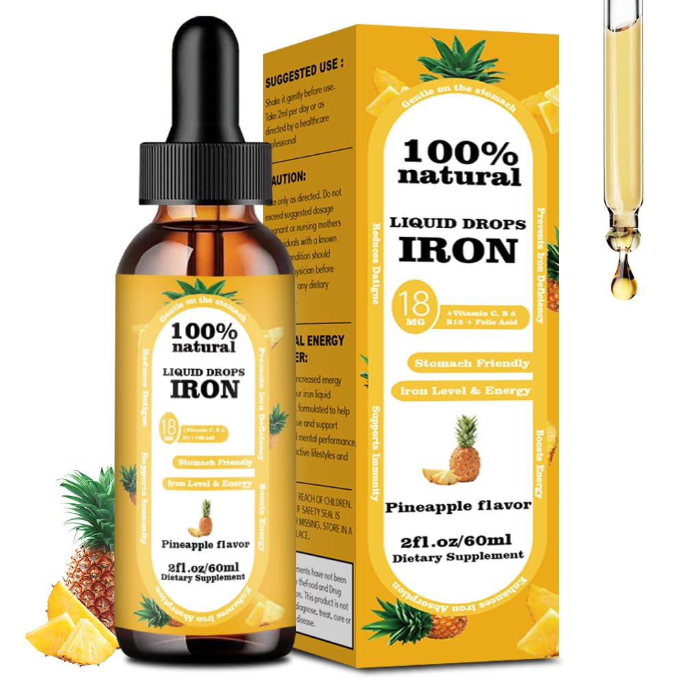 FEAVBAFT iron drops pour 18 mg for easy absorption and daily energy.