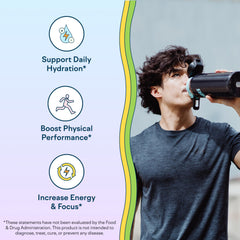 Feel Goods Hydration Hero packet open pour ready to mix.