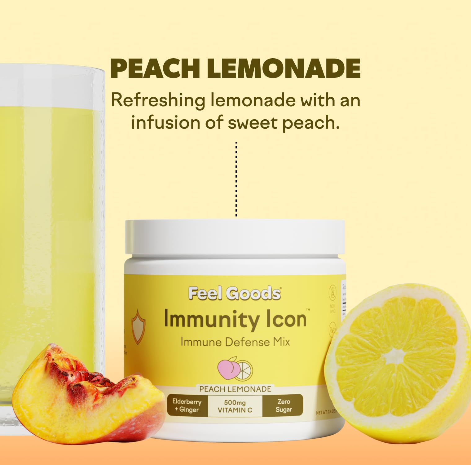 Feel Goods Immunity Icon Organic Elderberry promotes antioxidant-rich botanical notes