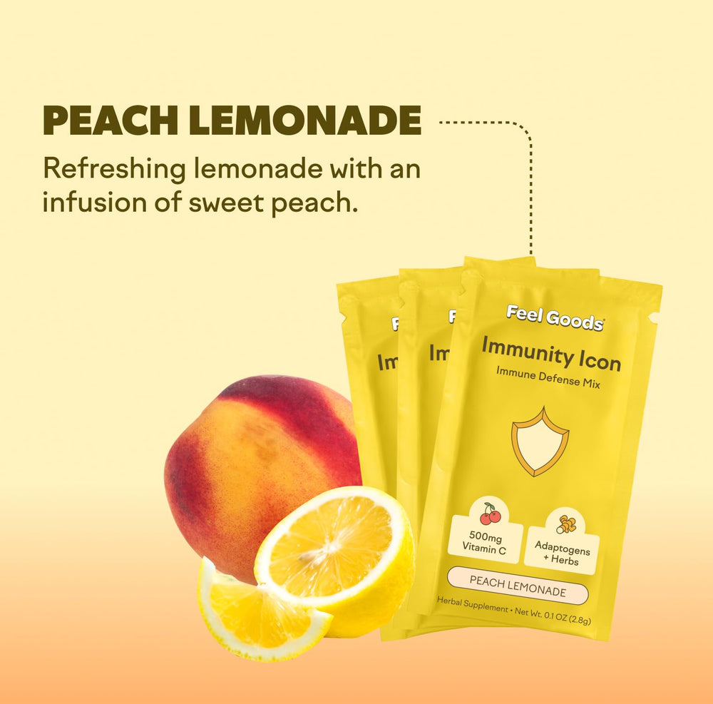 Real fruit juice base delivers a refreshing, sugar-free Peach Lemonade flavor.