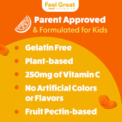 Soft, non-sticky chew gummies displayed to show gentle on teeth.