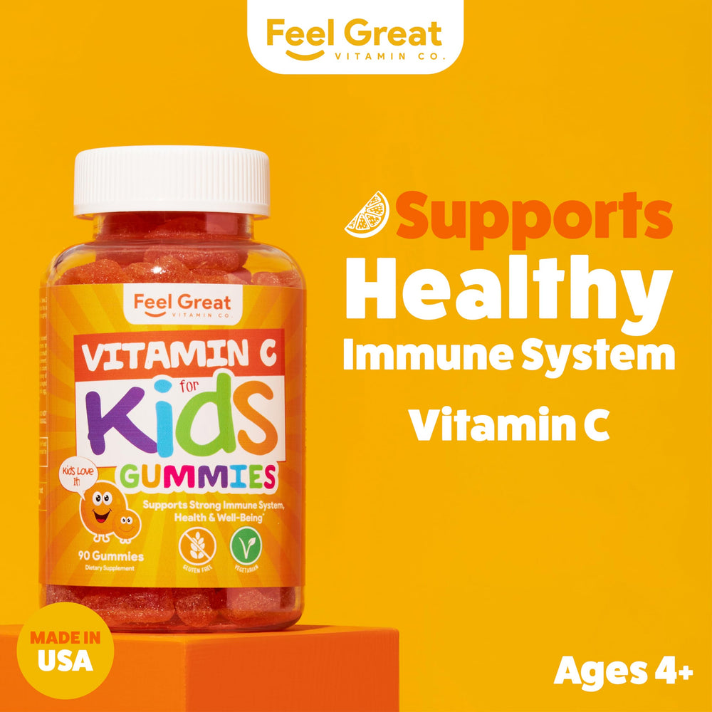 Close-up of soft orange gummies showing chewable texture for kids.