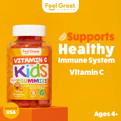 Close-up of soft orange gummies showing chewable texture for kids.
