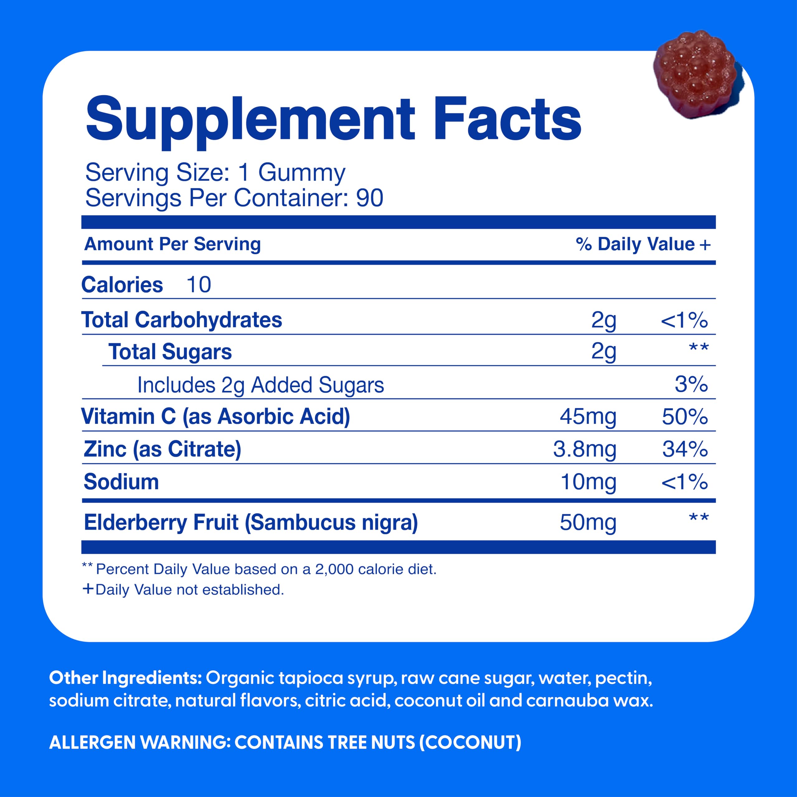 Feel Great Vitamin Co. Elderberry Gummies for Kids gluten-free-vegetarian-symbol communicates dietary compatibility.