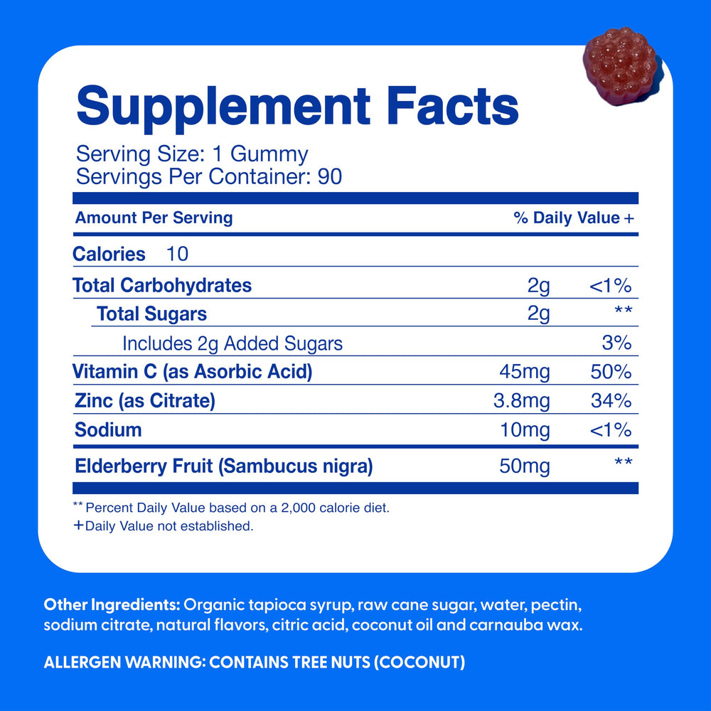 Feel Great Vitamin Co. Elderberry Gummies for Kids gluten-free-vegetarian-symbol communicates dietary compatibility.