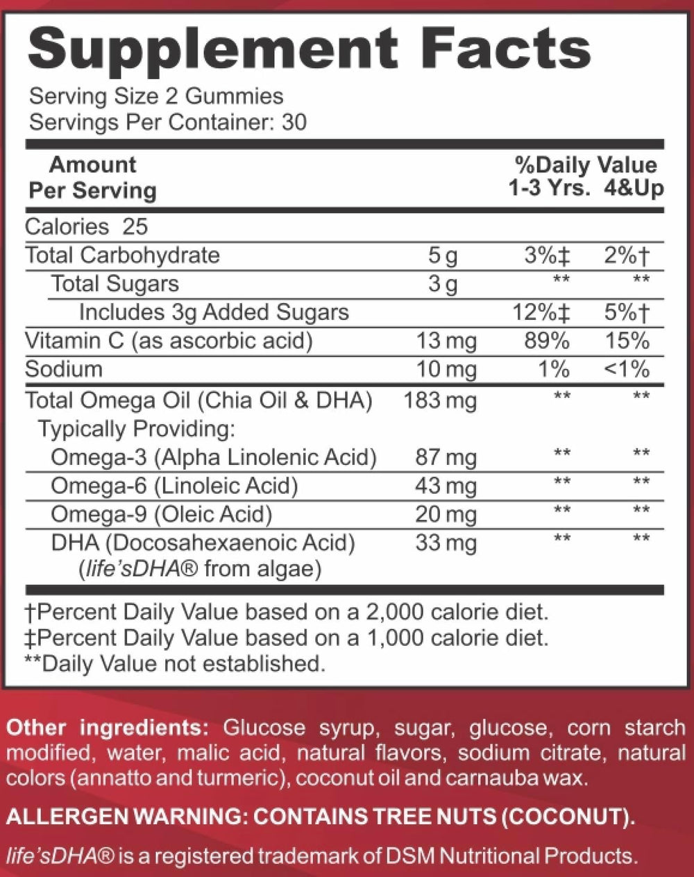 Gluten-free badge and vegan symbol visible on bottle label