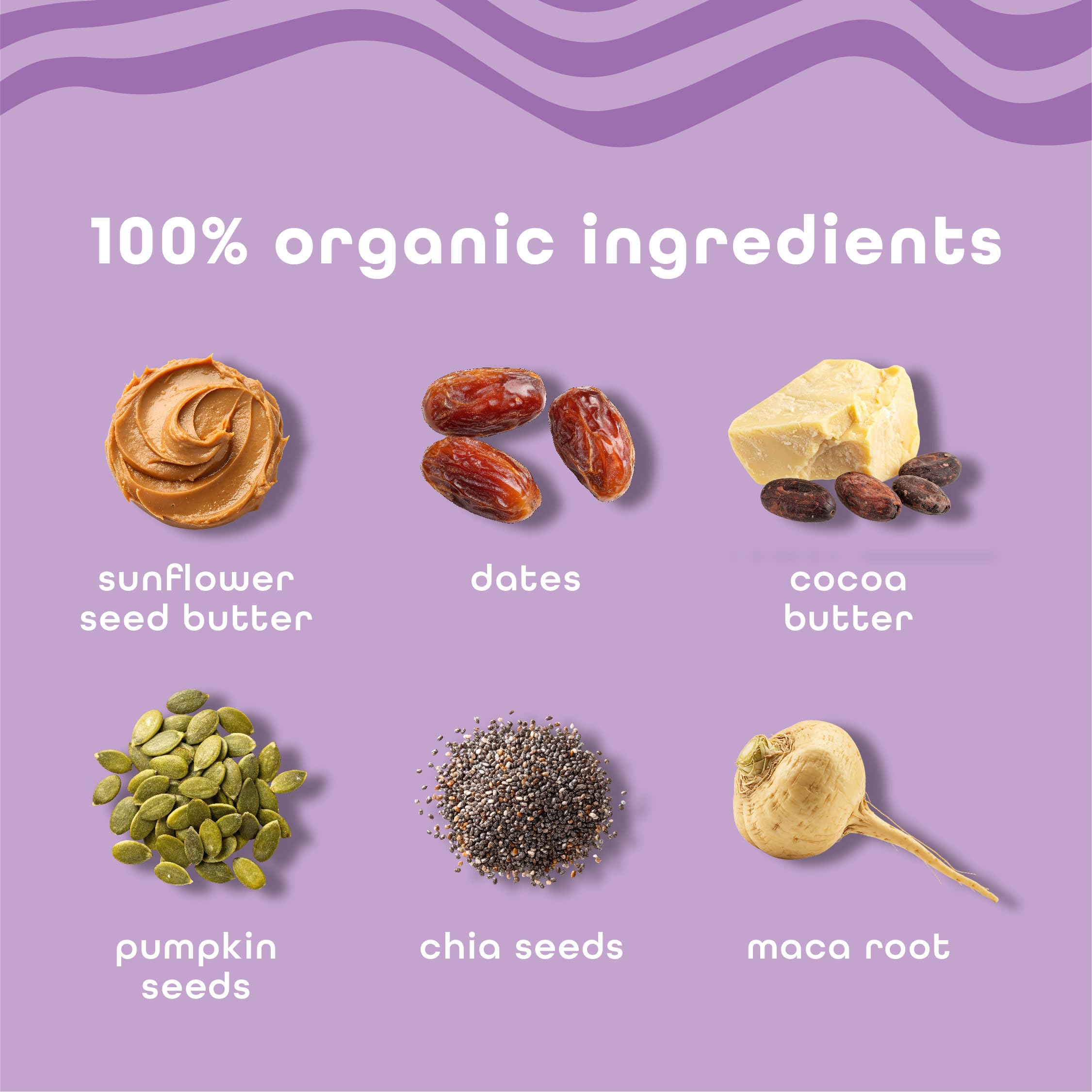 FEEL vegan bars vitality maca caramel sea salt bar close-up showcases flavor