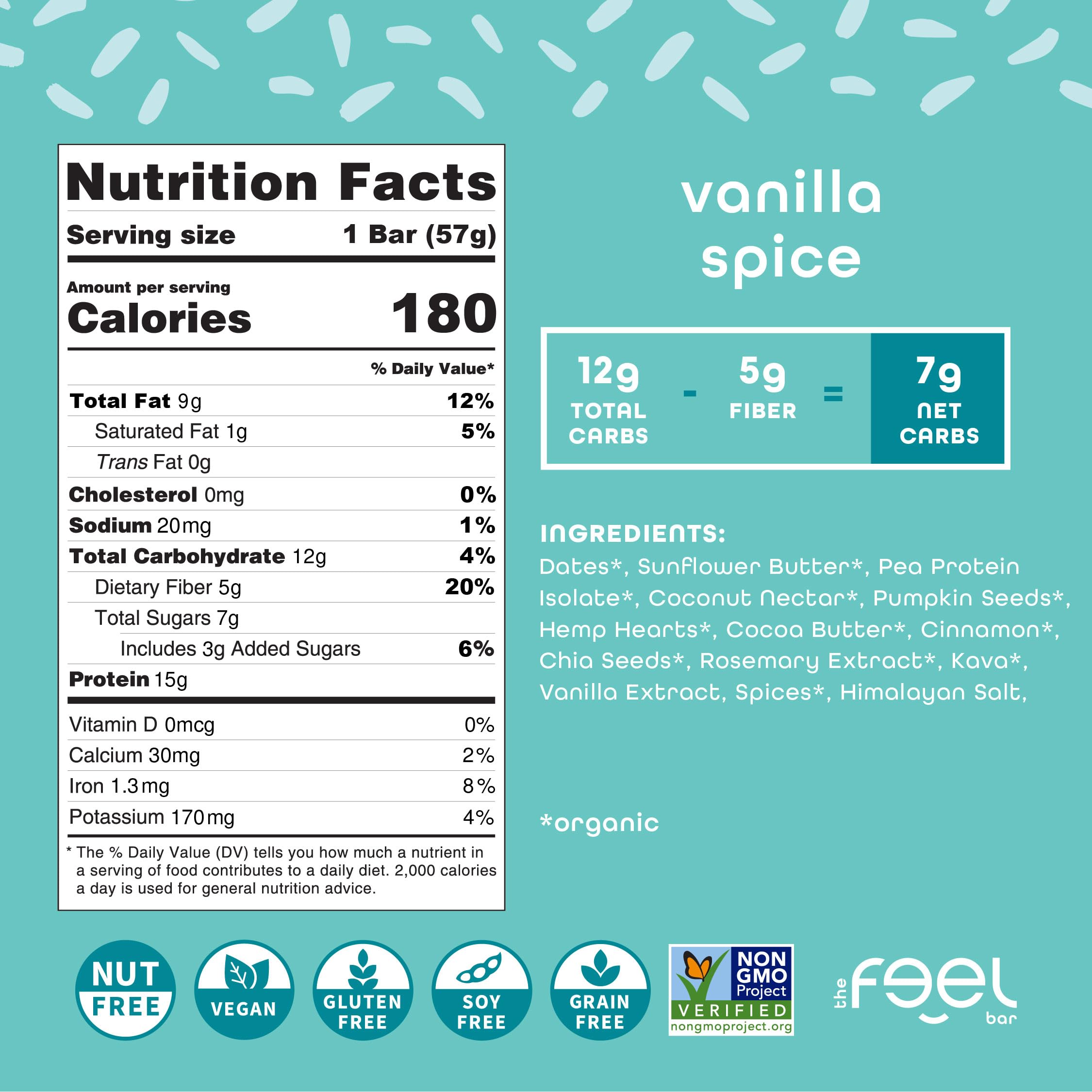 FEEL Calm Kava bar for on-the-go use during gym sessions or travel.