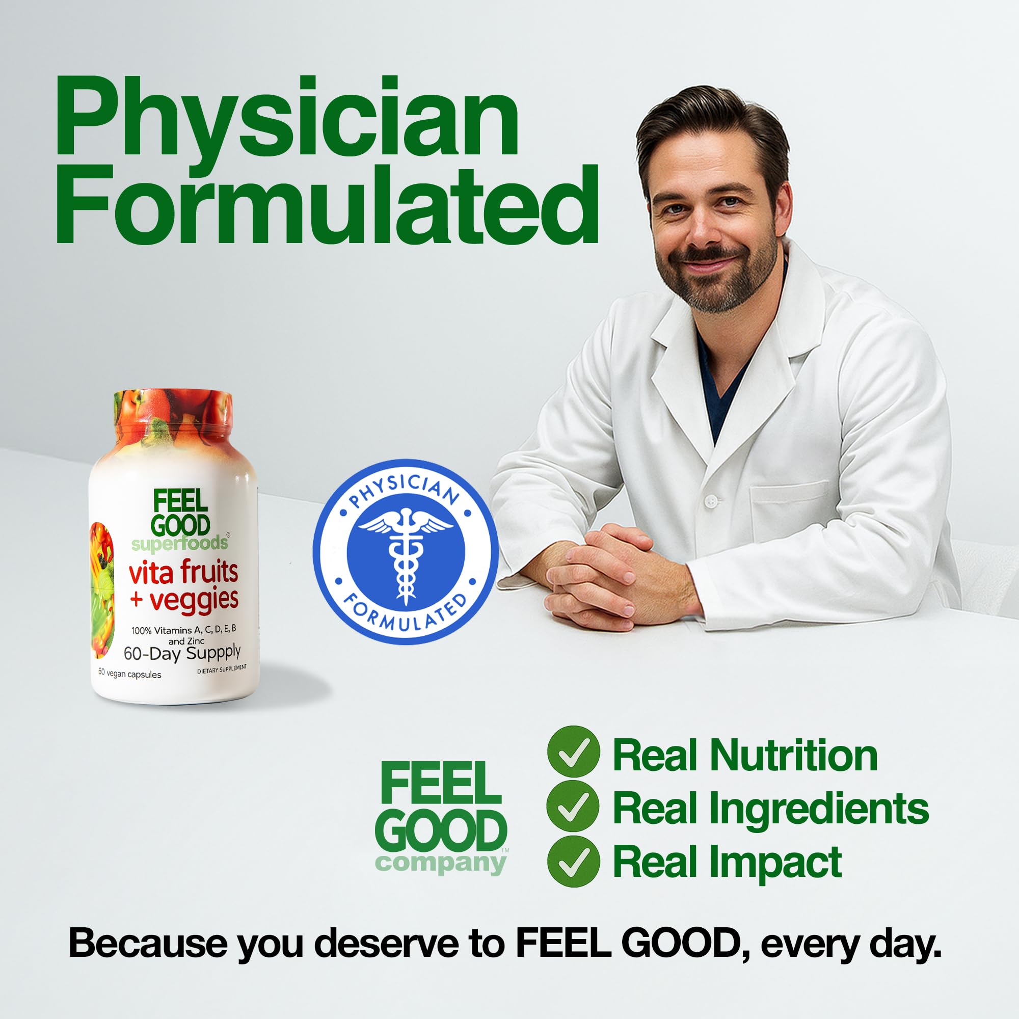 FeelGood ingredients garlic, ginger, and onion trio for flavor and nutrients