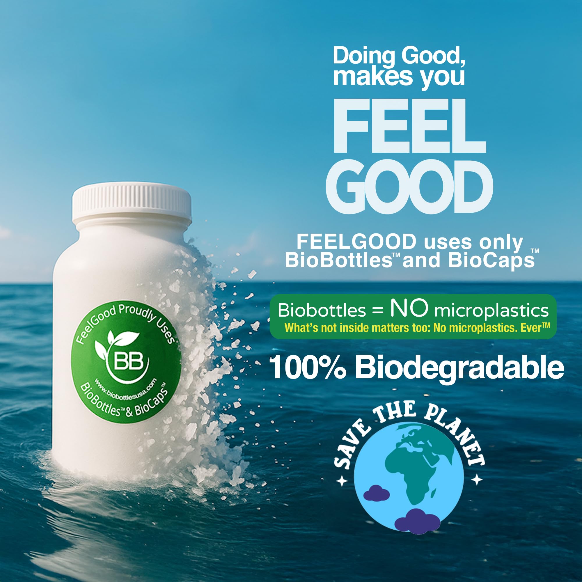 FeelGood ingredients strawberry, blueberry, and raspberry for antioxidants