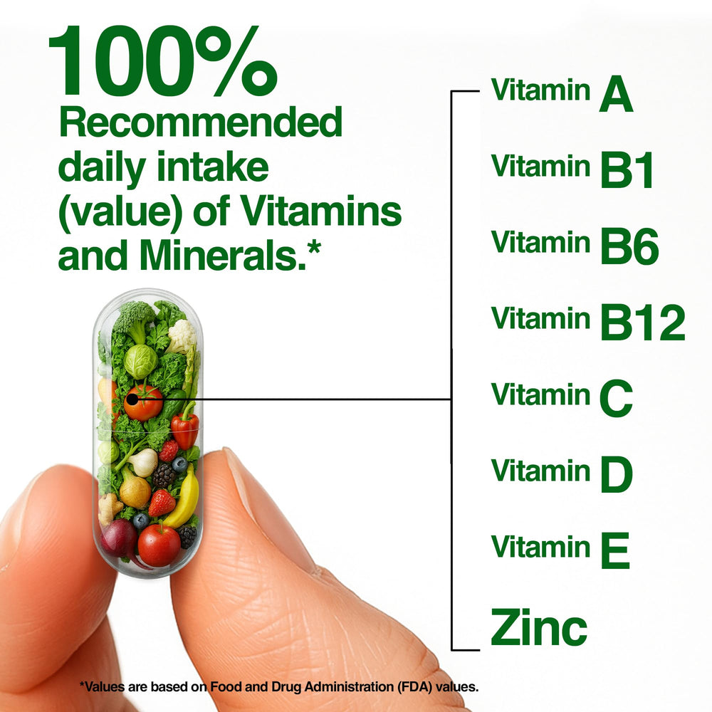 FeelGood ingredients mix of tomato, carrot, and broccoli in a bundle