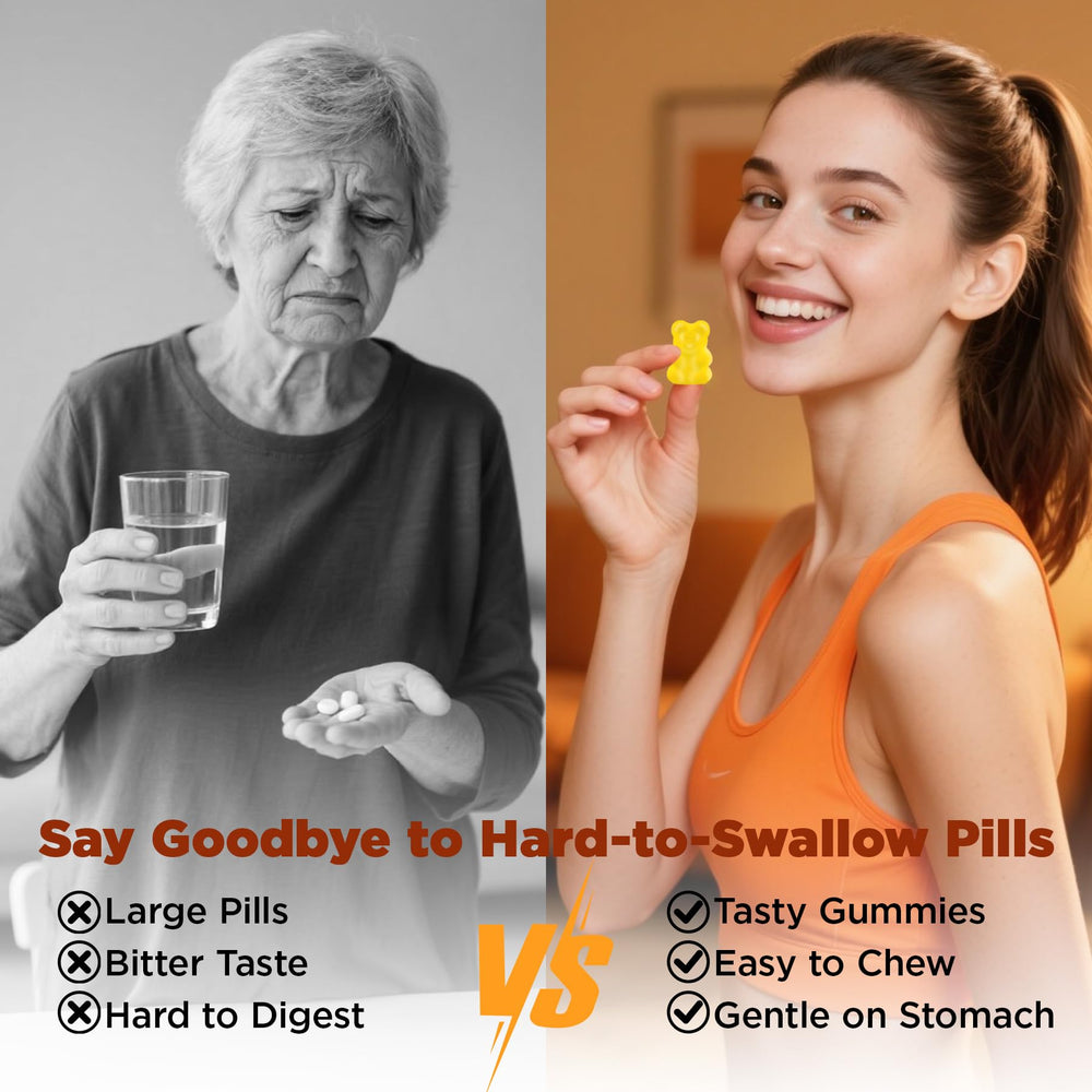 Feelherbs daily two-gummies routine demonstrates easy supplementation