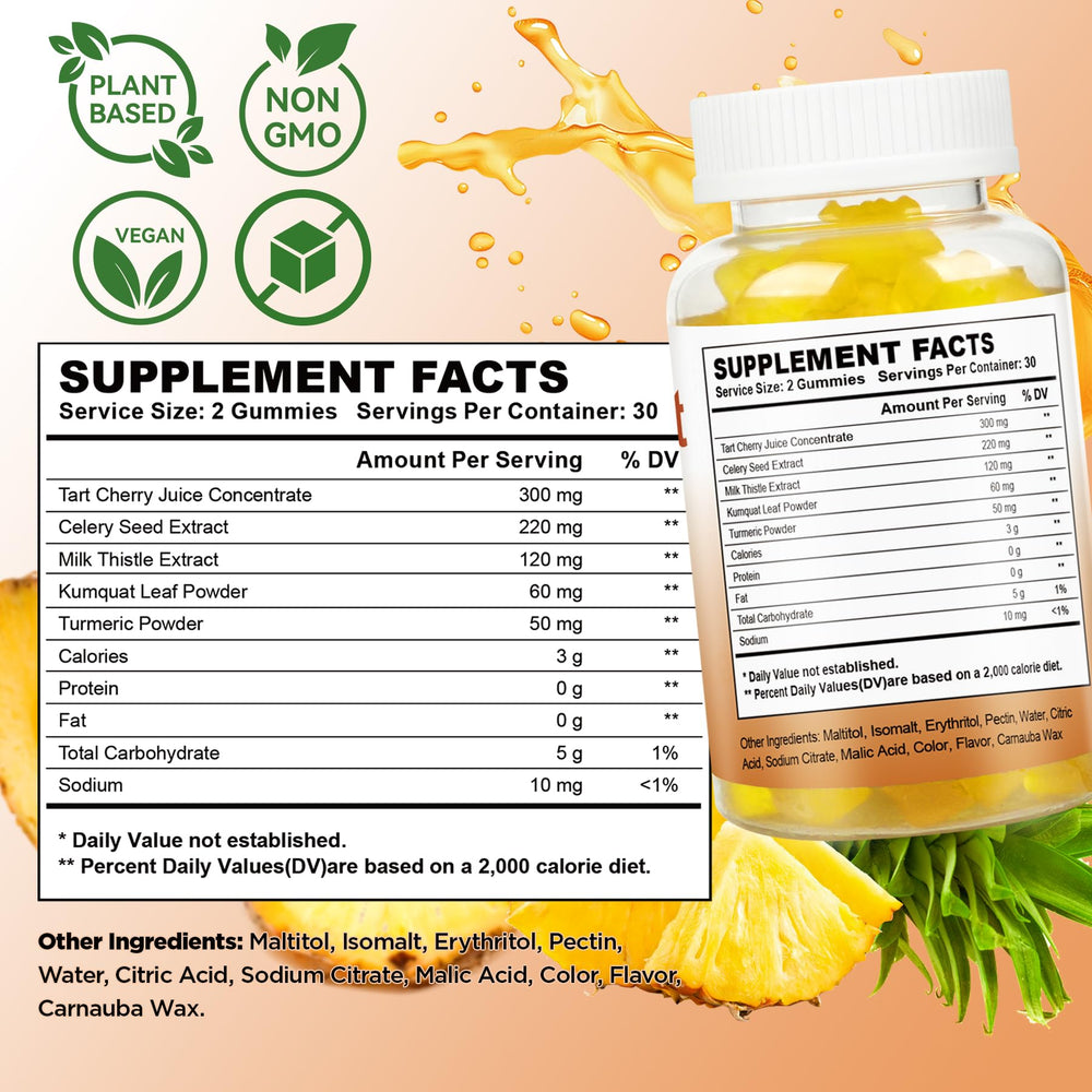 Feelherbs turmeric tart cherry blend ingredients for joint comfort