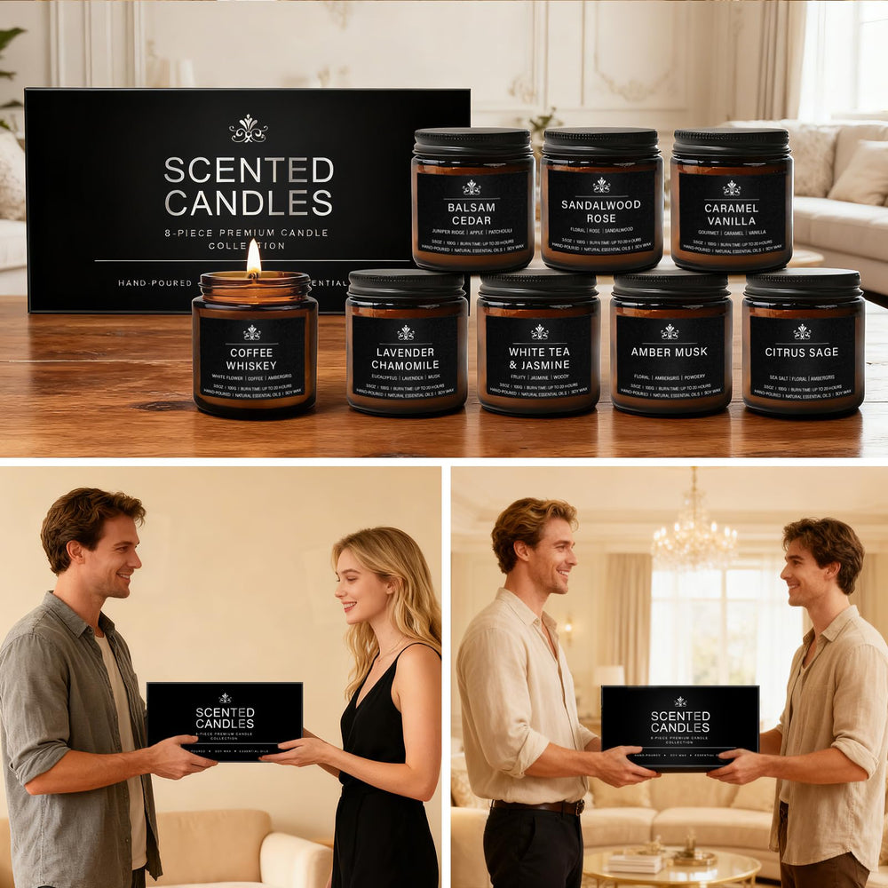 Feibao Caramel Vanilla candle delivers cozy sweetness for comfort.