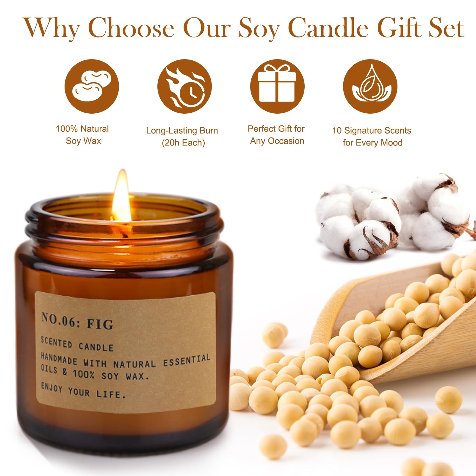 Feibao patchouli amber jar candle creates cozy, inviting spaces.