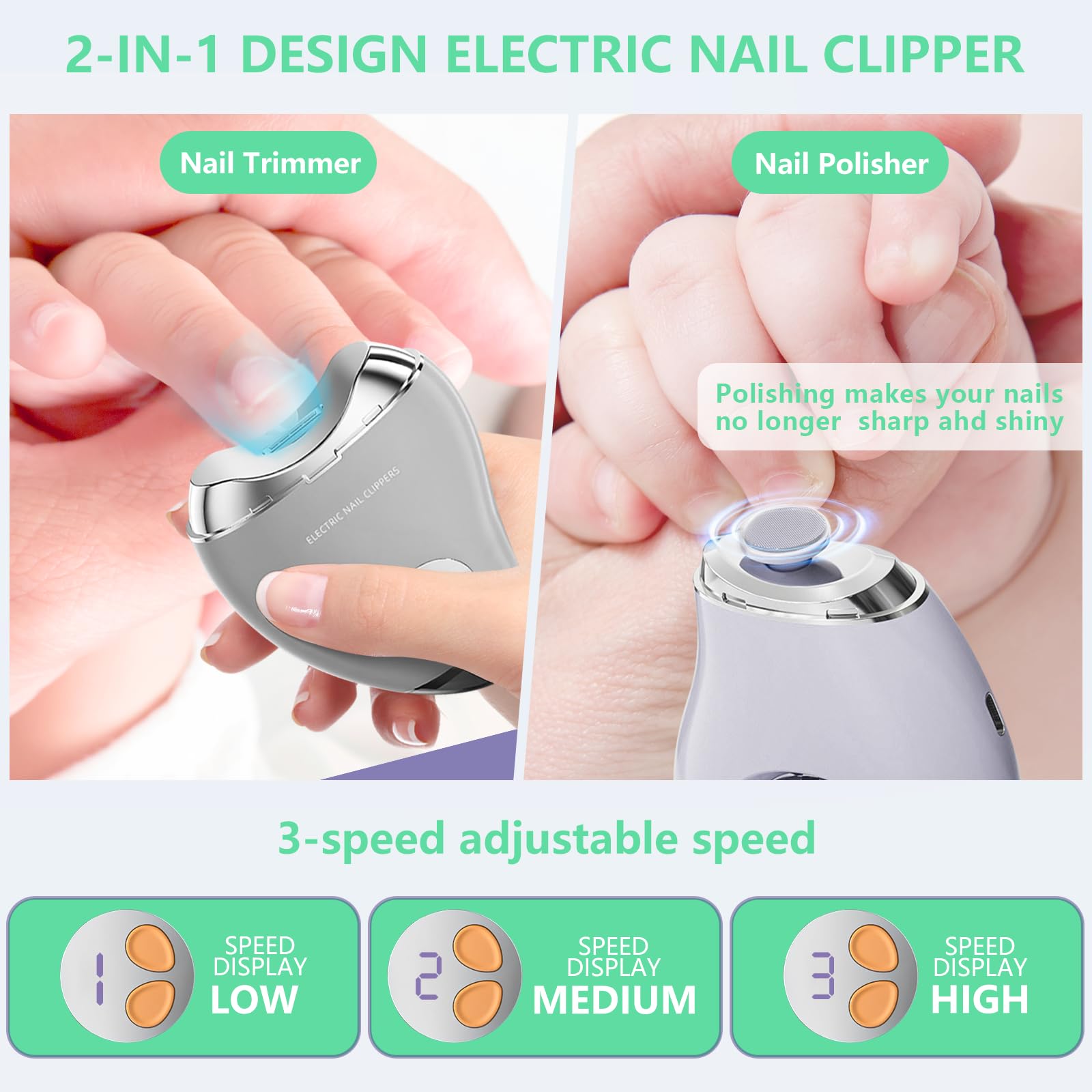 Feiezade portable nail clipper ideal for travel and busy days