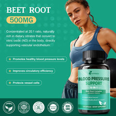 Femmetra beetroot powder 500mg capsules close-up for easy intake.