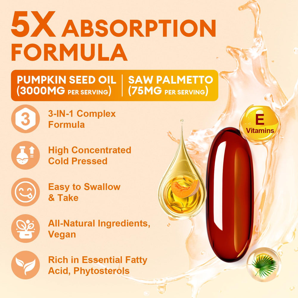 Femmetra cold-pressed pumpkin seed oil bottle highlighting premium extraction