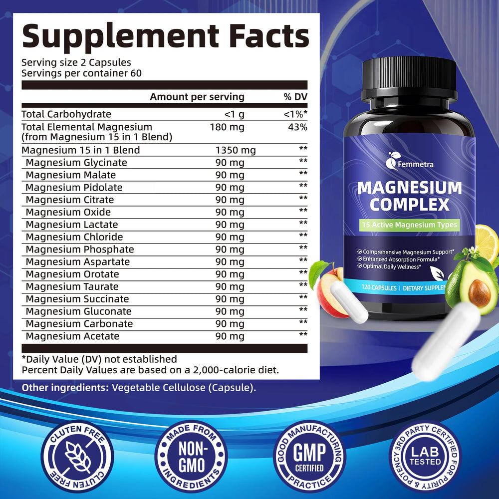Close-up of vegan magnesium capsules highlighting plant-based formulation and easy daily use
