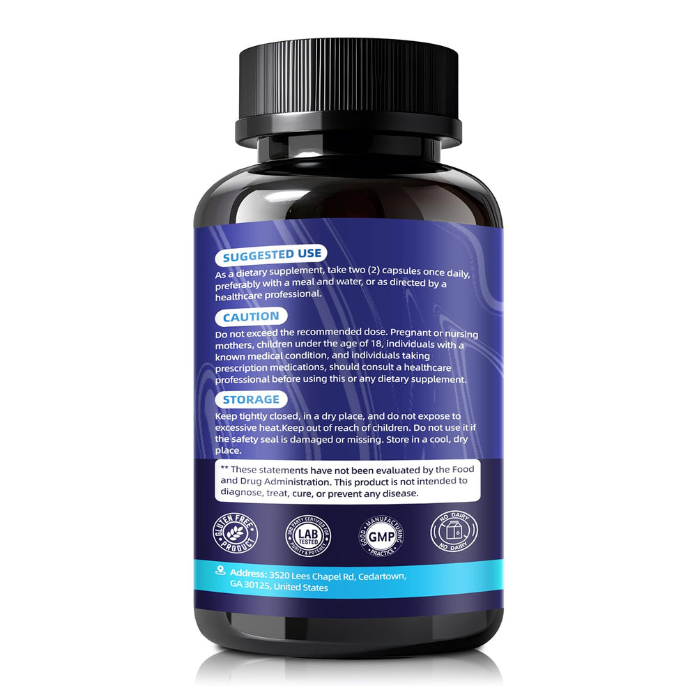Label detail showing 15 magnesium forms for comprehensive support