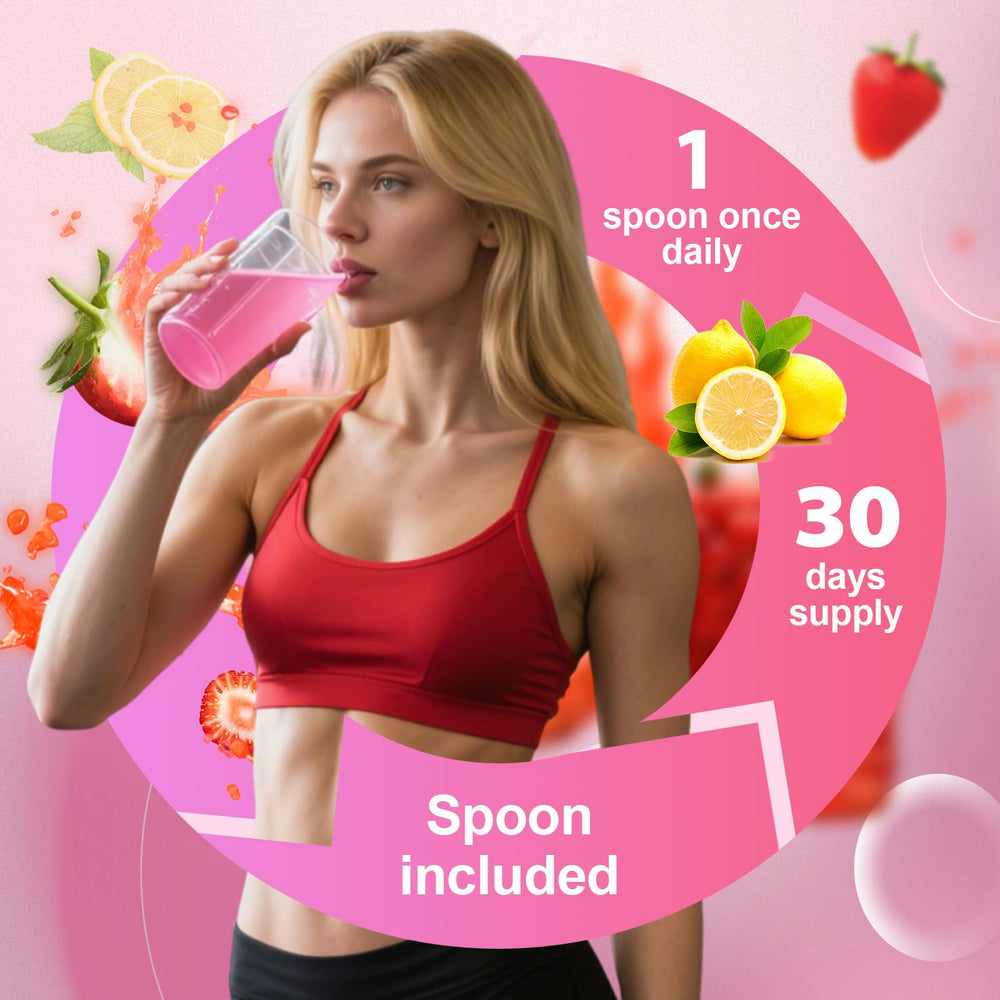 Femmetra strawberry-lemon pack image capturing refreshing flavor for pre-workout