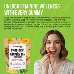 Femnergy pineapple-flavored gummies close-up highlights taste and easy daily intake.