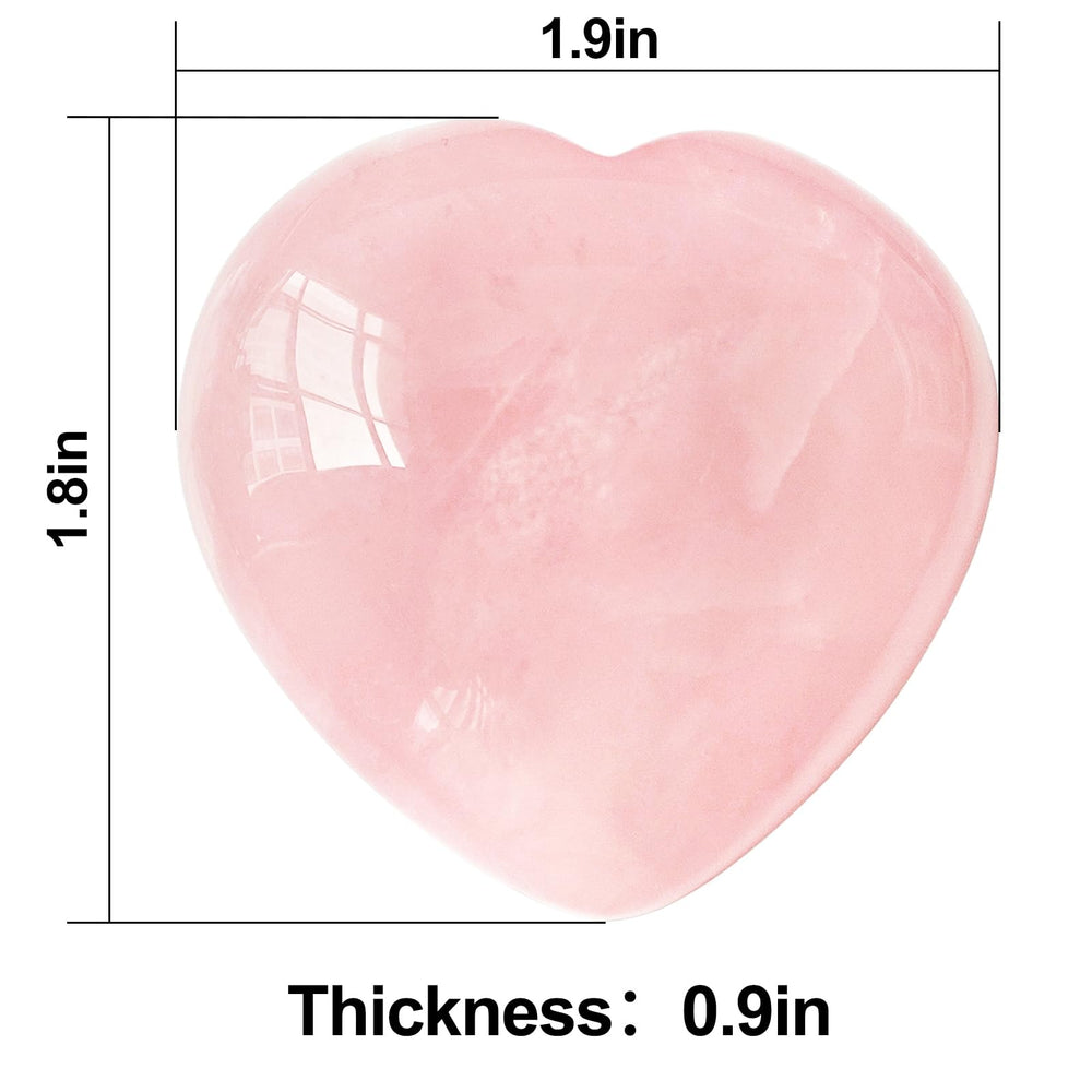 Fengshuibringluck pink crystal gift box with the heart stone inside.