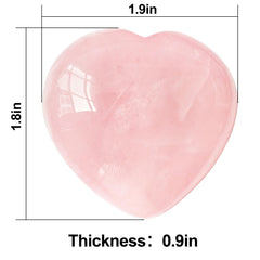 Fengshuibringluck pink crystal gift box with the heart stone inside.