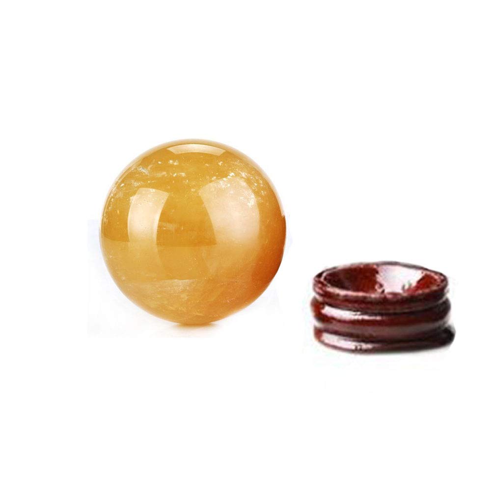 FengShuiGe natural crystal ball enhances space with calm glow and positive vibes