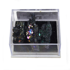 fengshuisale silicon carbide crystal stone with black luster for elegant decor and positive energy.