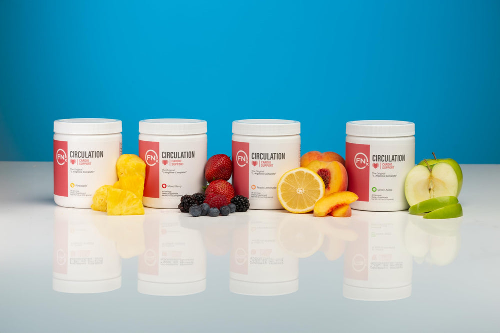 Fenix Nutrition L-Arginine Complete daily servings plan illustrates flexible dosing.