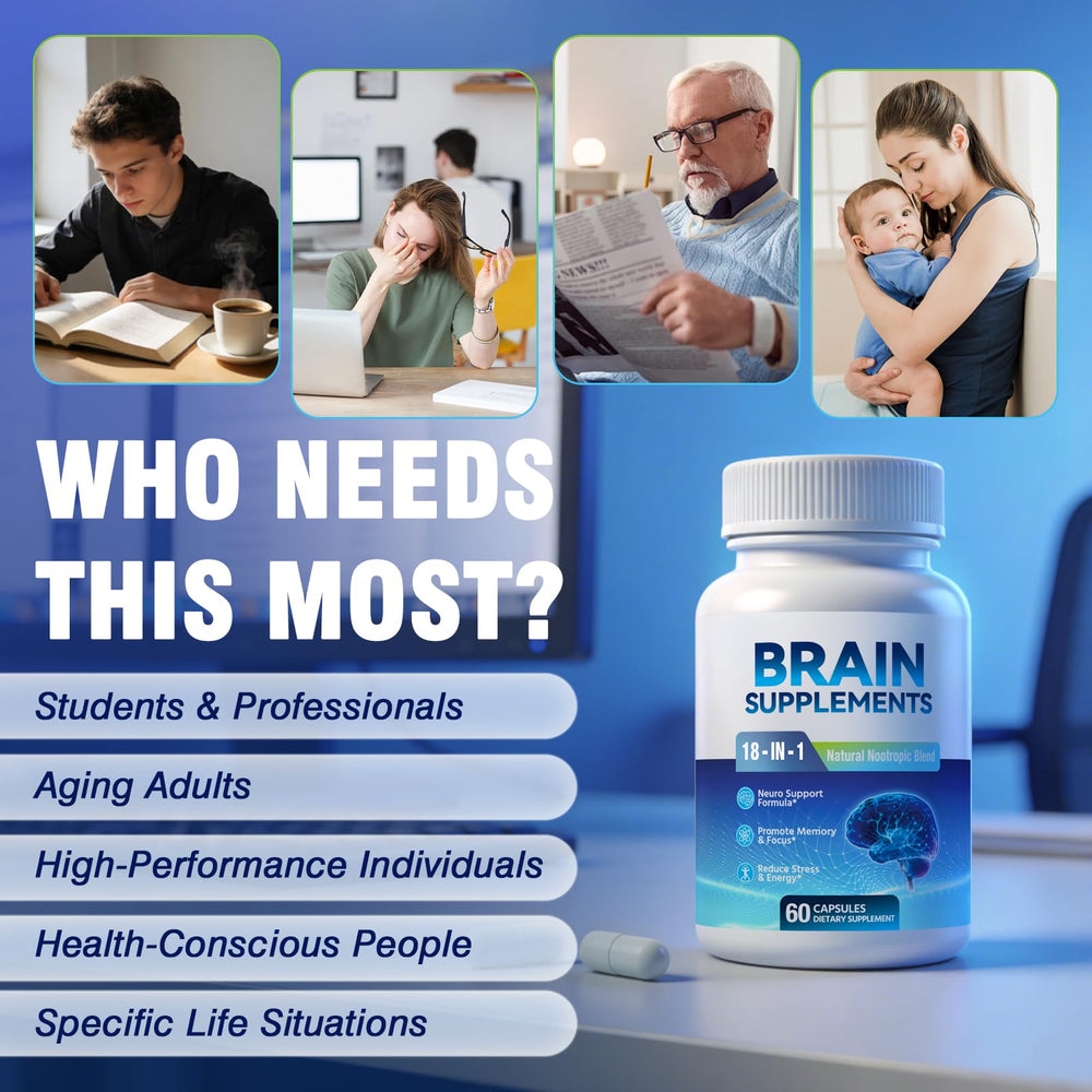 Fenolutra vegan non-GMO formula packaging emphasizing plant-based brain support.