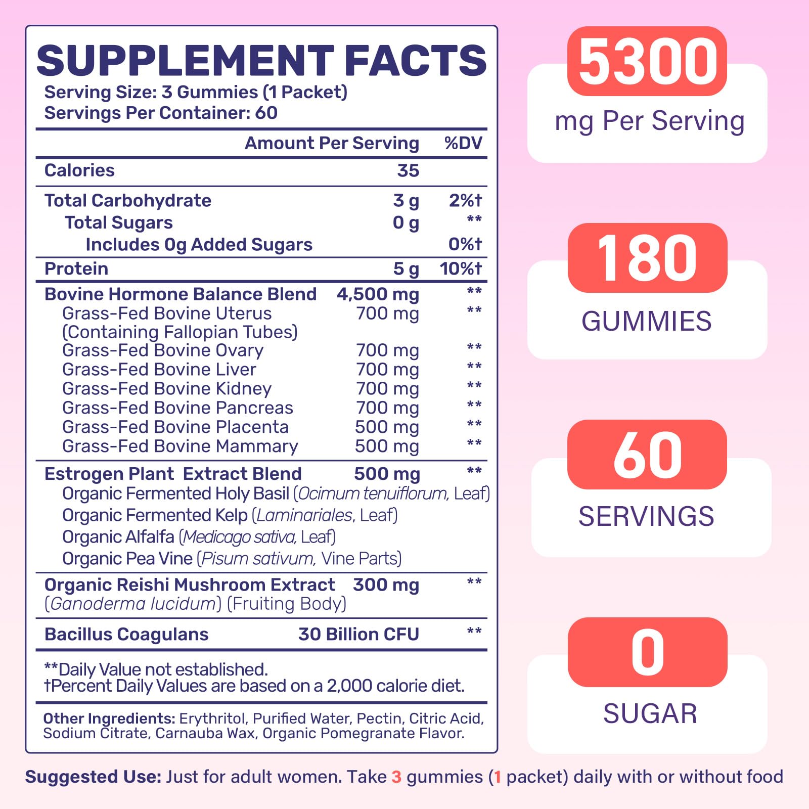 180 gummies packaging supports convenient, on-the-go wellness routines.