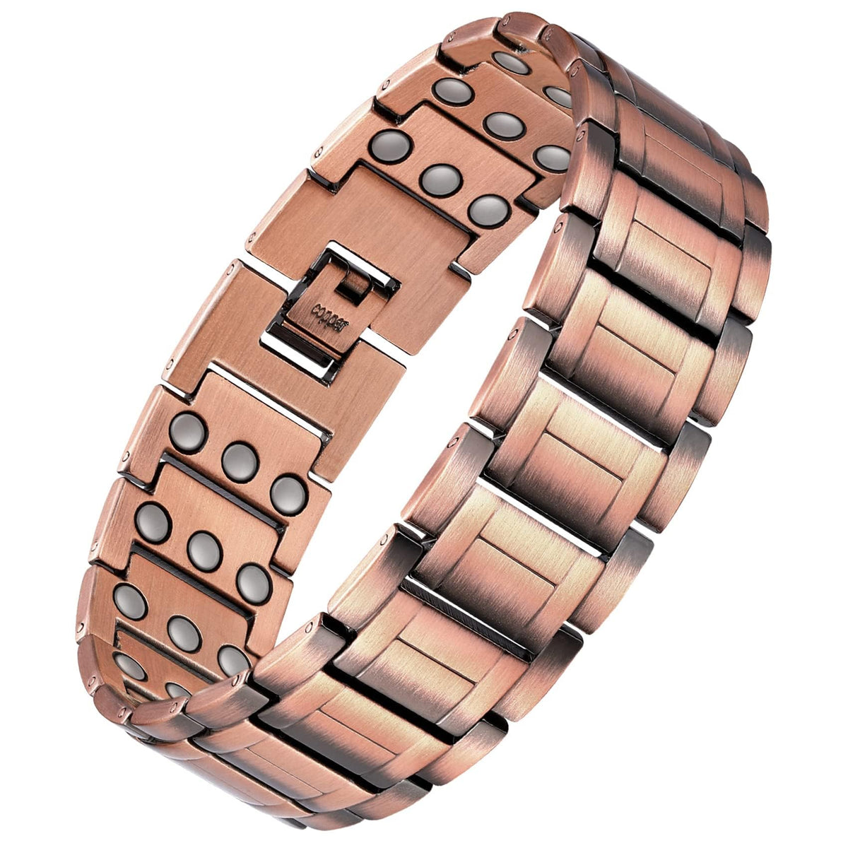 Feraco 3X Strength copper bracelet on wrist for daily wear