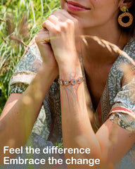 Feraco 4x strength magnets provide durable magnetic power on the copper bracelet.