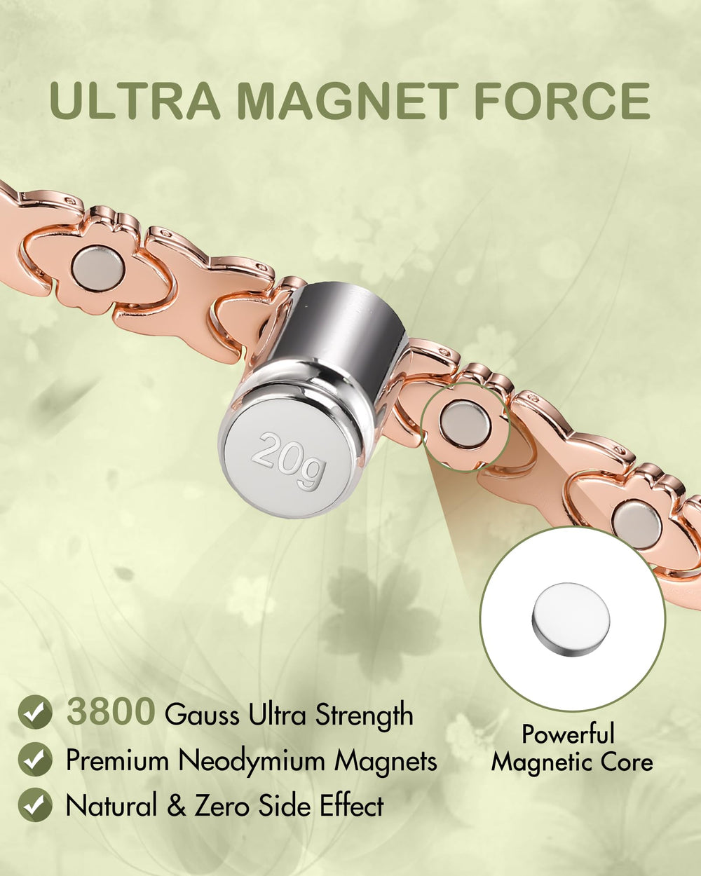 Adjustable bracelet with folding clasp for secure, easy wear