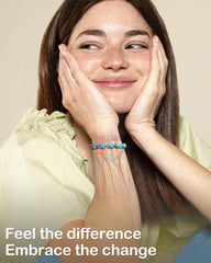 Feraco adjustable bracelet with sizing tool for a comfortable, customizable fit.
