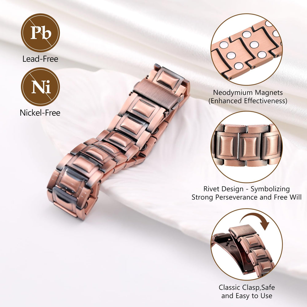 Feraco adjustable-size tool included for a secure, easy fit