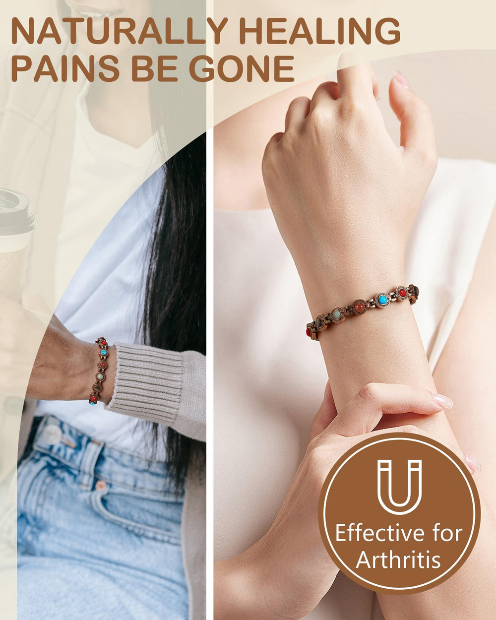 Feraco  Bohemian design jewelry for women complements casual to formal looks.