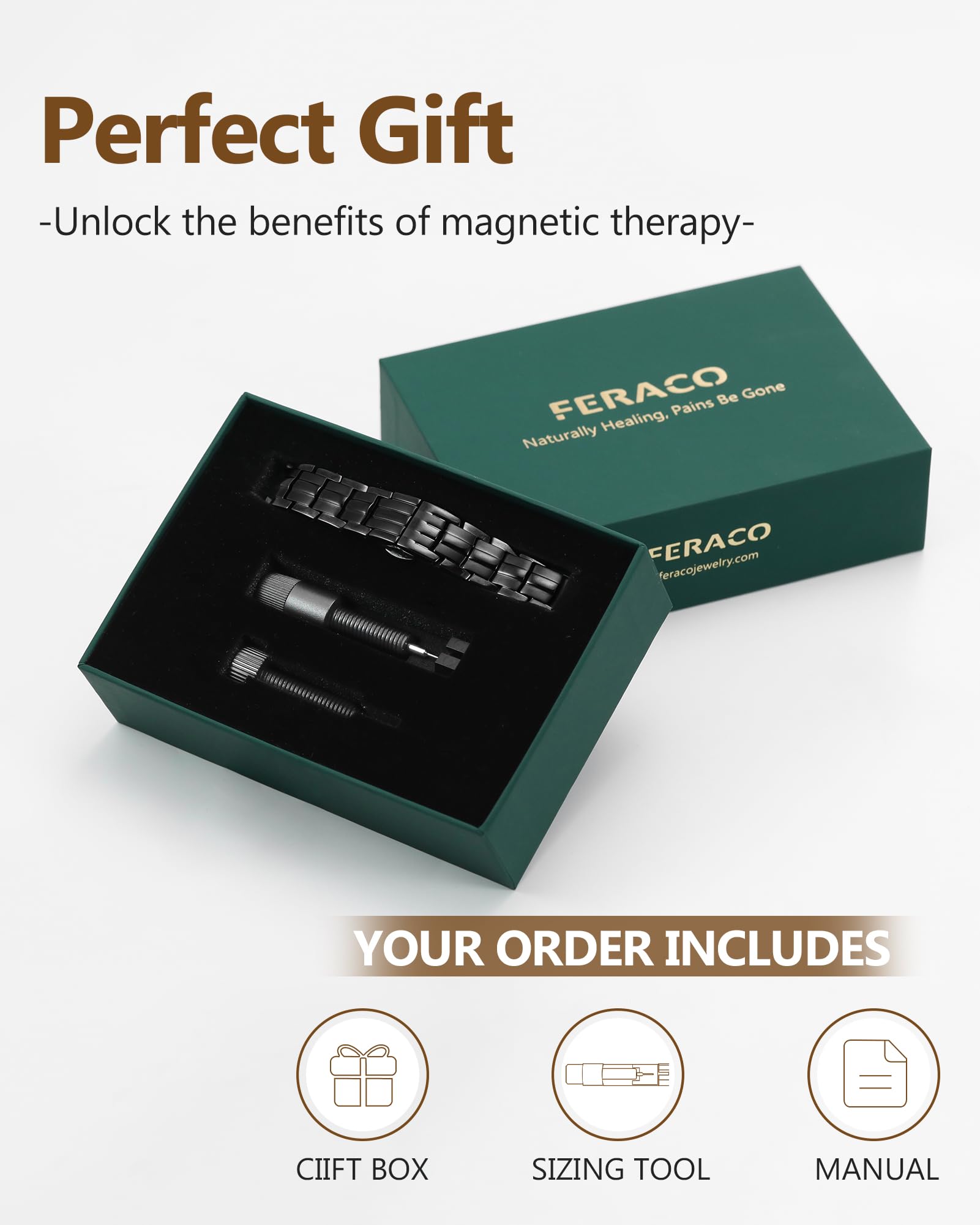 Feraco gift-ready packaging ideal for birthdays, anniversaries, and holidays.