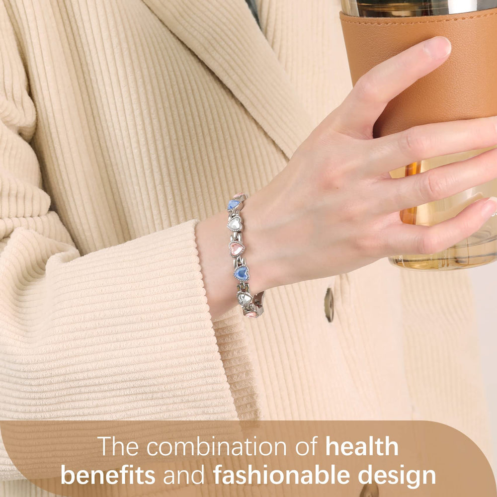 Feraco bracelet length 8.82 inches for a comfortable fit.