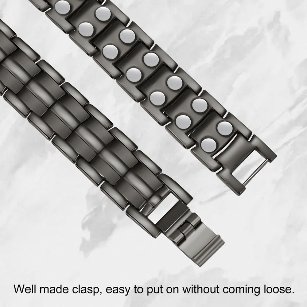 Feraco bracelet with link removal tool for easy size adjustment.