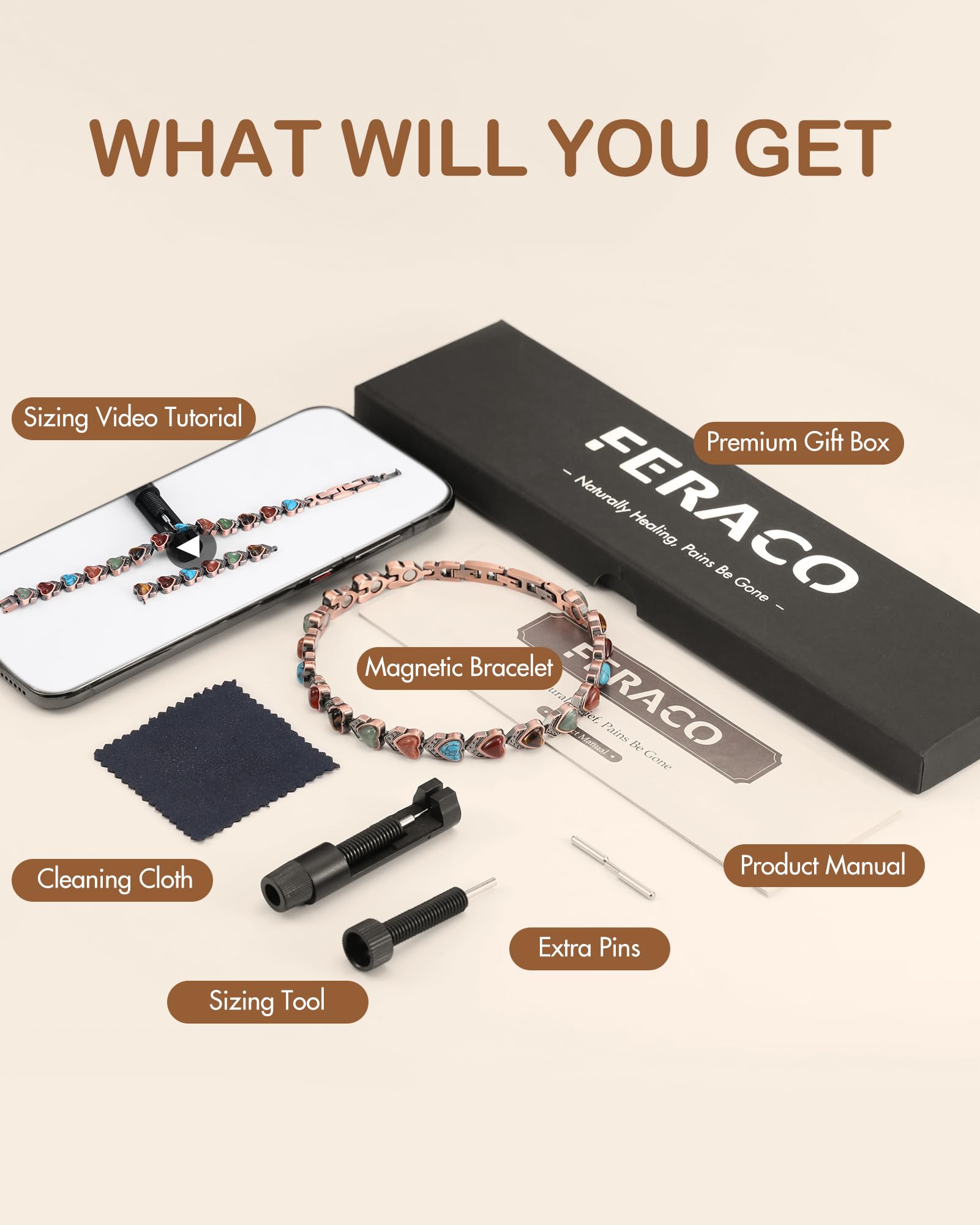 Feraco gift-ready packaging with a luxurious box.