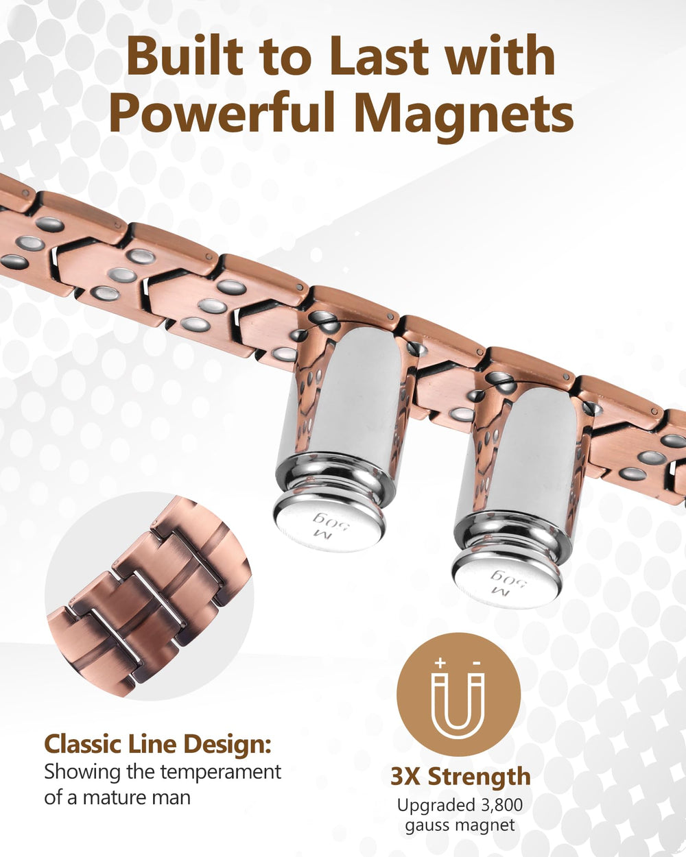 Feraco copper bracelet in elegant packaging ready for gifting