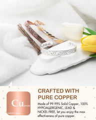 Feraco copper bracelet cubic zirconia sparkle adds subtle luxury to any look