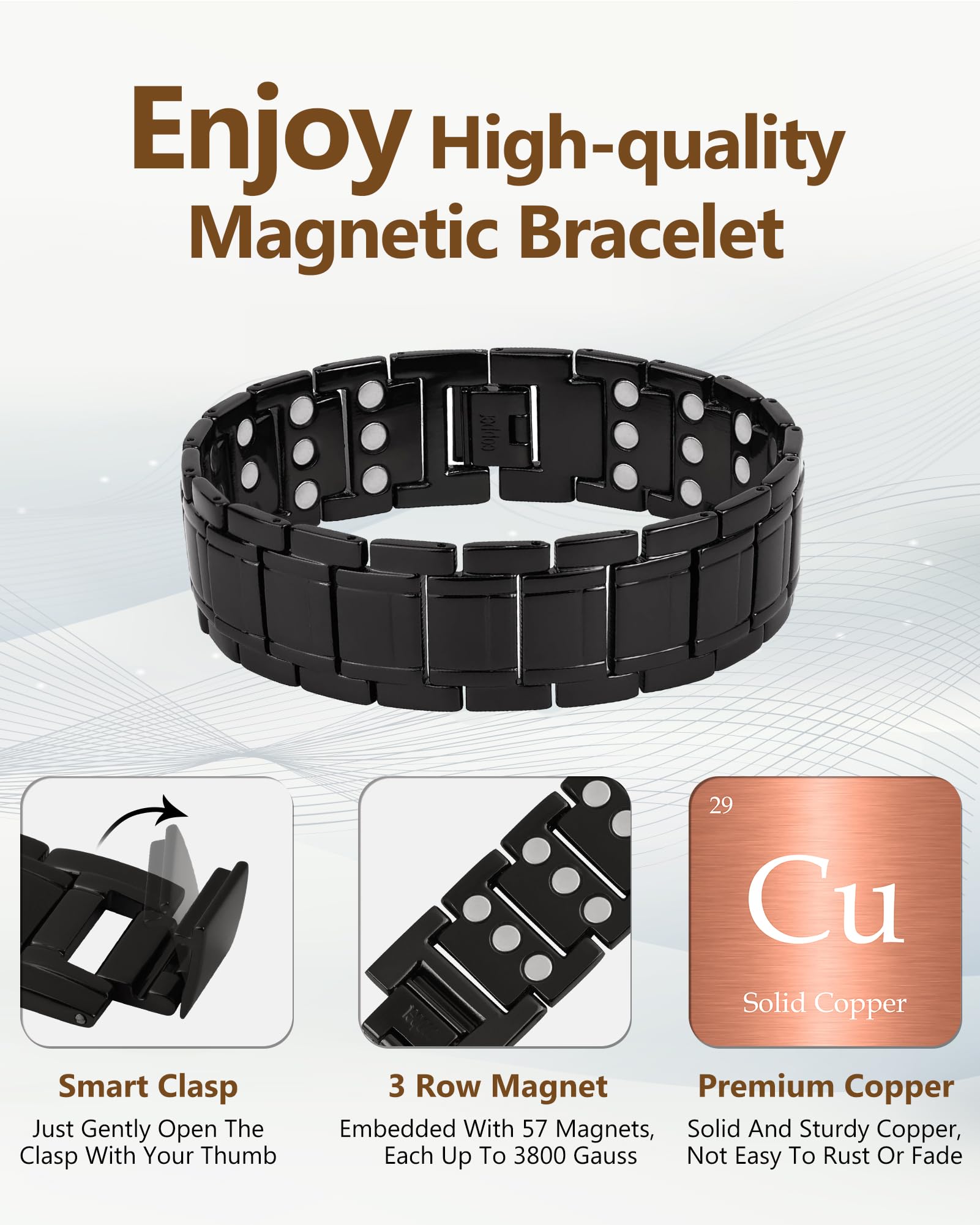 Feraco copper bracelet elegant design pairs style with copper aesthetic.